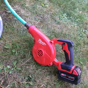 Compact blower garden hose attachment