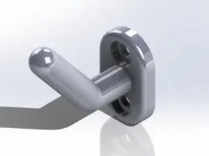 Diferentes percheros/ganchos de pared minimalistas