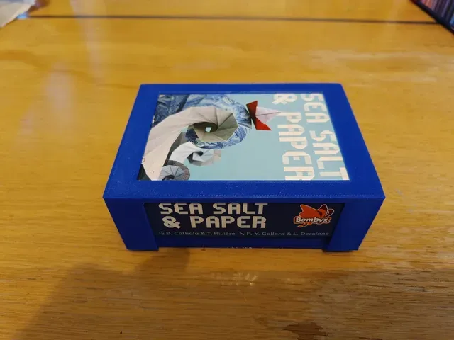 Sea salt and paper box replacement for sleeved cards - compatible extension — Фото 4 из 6