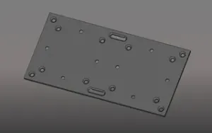 VESA mountplate for Intel NUC/double VESA mount.