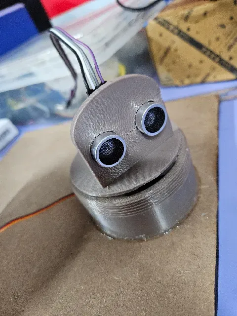 Rotating Ultrasonic Sensor Mount (HC-SR04) with SG90 Servo Housing