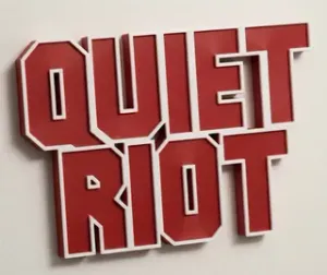 Quiet Riot Name Logo (Smooth Edge Version)