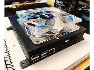 Compact Fysetc Spider and RPI 4 Case and 120mm Fan
