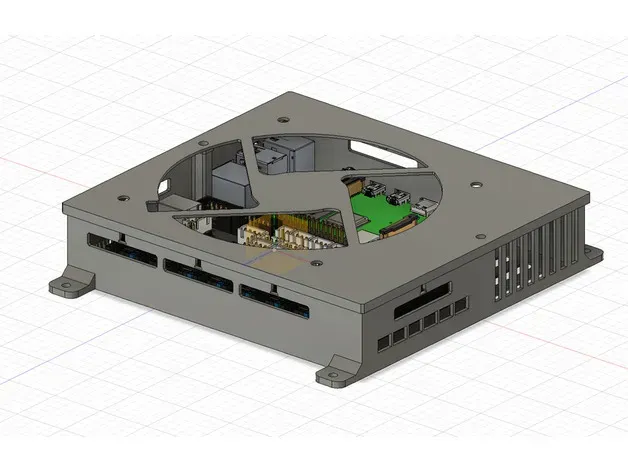 Compact Fysetc Spider and RPI 4 Case and 120mm Fan — Image 6 of 11