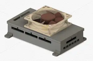 Compact silent Fysetc Spider Case for 80mm Fan