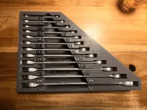 Doppelringschlüsseleinlage GEDORE Nr. 4-120 (Einlage) | Double ring spanner insert GEDORE No. 4-120 (insert)