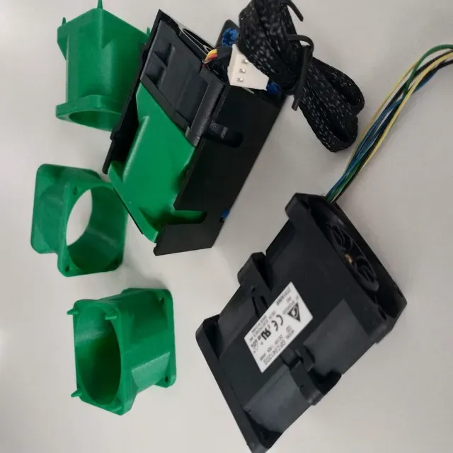 40mm silent fan Adapter for 1U servers (Supermicro, Intel, EMC) — Фото 2 из 3
