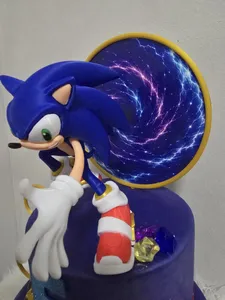 Sonic Portal Ring - Cake Topper