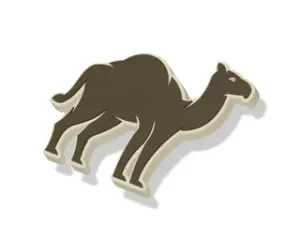 Lapel Pins - The Camel - Crocs Clogs Compatible Charms