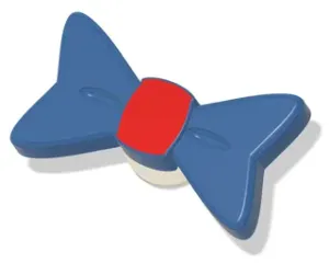 Lapel Pins - The Bow - Crocs Clogs Compatible Charms