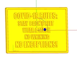 COVID-19 RULES for cube dwellers (no whining)