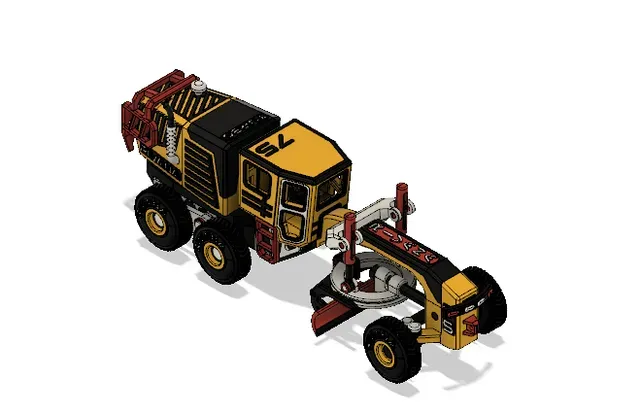 Yellow Underground Grader — Image 14 of 18