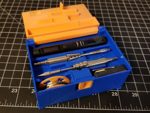 Portable TS-80 Soldering Iron Battery Case (fits into the Stanley 014725R organizer) — Фото 2 из 21