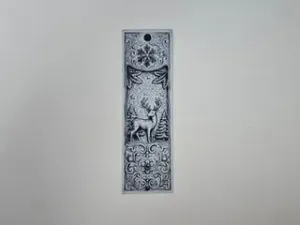 Christmas Deer Art Bookmark