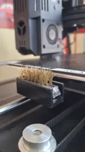 Enhanced Ender 3 V3 KE & SE x-axis nozzle brush - No support!