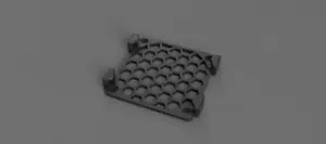 Snap on fan cover 60mm
