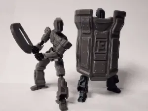 Dummy 13 Ballistic Shield and Greataxe