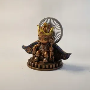 Chess Steampunk King Figurine 3D Printable