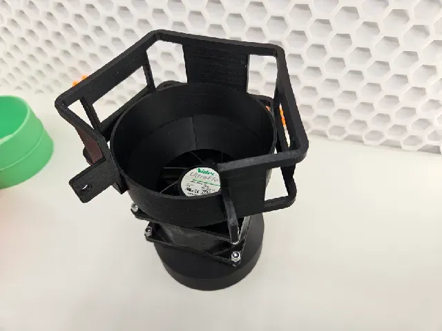 Solder Fume Exhaust 80mm Fan to 100mm duct /tube — Image 9 of 15