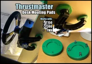 Thrustmaster T150 / T300 / TMX Desk Mouting Pads