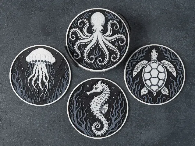 Ocean Wildlife Coasters — Фото 3 из 5