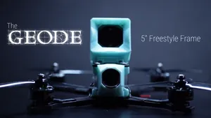 The Geode, a 5" Lightweight FPV Freestyle Frame