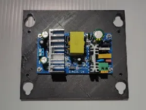 Recreator3D MK6 Base Plate for Daokai 24v or 12v Power Supply PSU (Cheap Amazon PSU)