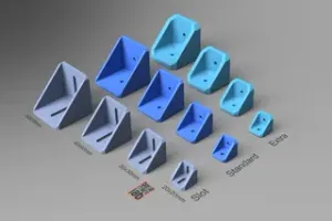 Gusset bracket - 2020 / 3030 / 4040 / 5050 V/T-Slot Profile