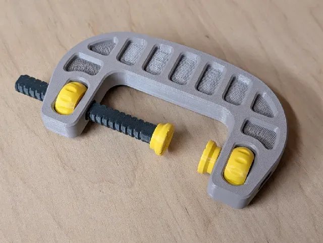 C-clamp - 100% printable - no support - optimized orientation — Image 2 of 4