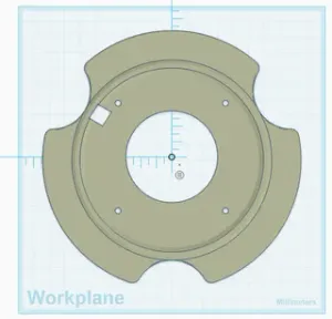 Main Mirror Cover for 150PDS with Noctua - NF-A8 FlX fan adaptation