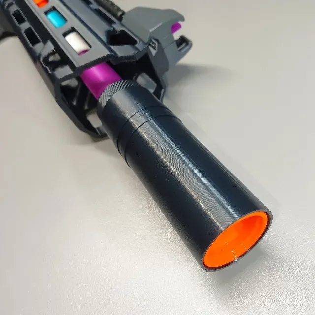 Xshot BCAR Shroud + Barrel Color Sleeve _ MPP _ X-Shot Motorized Piston Pump _ (or LONGSHOT 2.0) — Фото 10 из 13