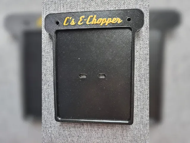 E-Chopper Versicherungskennzeichen/ Nummernschild Halter (Mofa, Moped, Roller)