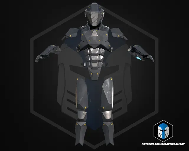 HD2 Null Cipher Helmet and Armor - 3D Print Files