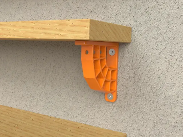 Simple Shelf Bracket – Support‑Free, Easy Mounting, 4 Sizes — Фото 4 из 7