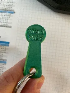 Removable shopping cart chip for German stores