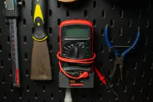 Multimeter support for Ikea Skadis
