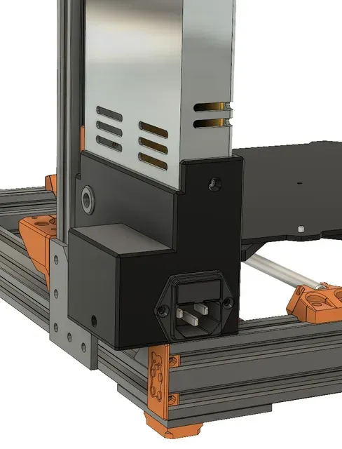 Mean Well LRS-350 PSU Case with Rear Plug for Prusa i3 Bear Full Upgrade — Image 2 of 10