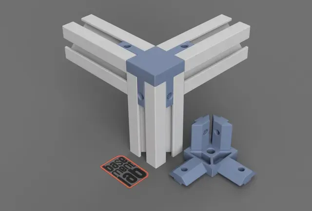 2020 Connector 3Way Corner Bracket _Cover M4 Thread — Фото 3 из 5