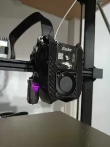 Ender3 V3 SE dual 4010 shroud for k1/ke hotend