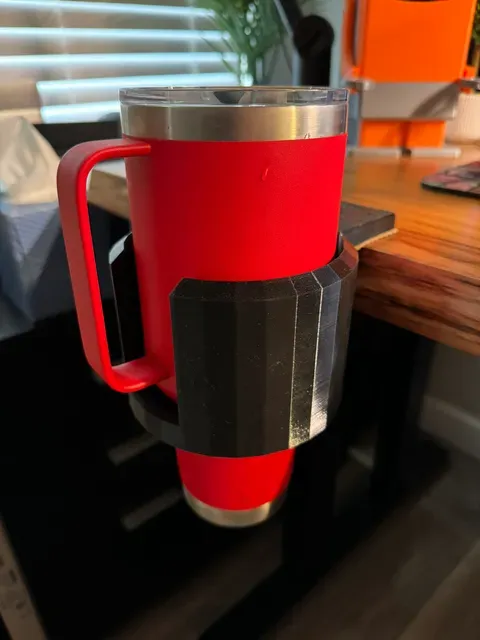 Clamp on desk cup holder for Stanley/Yeti tumblers — Image 3 of 8