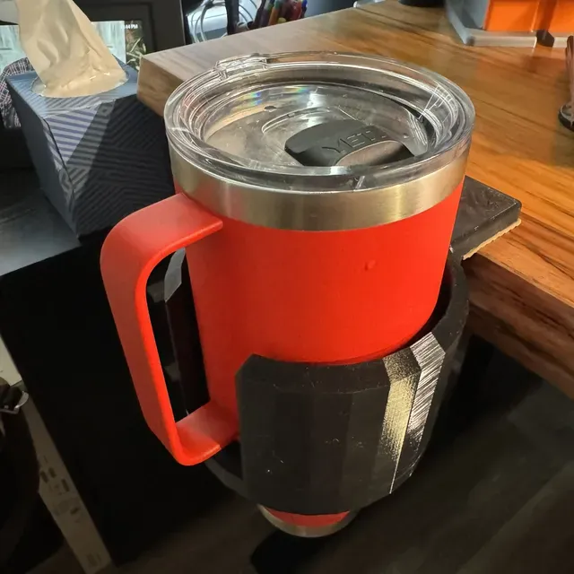 Clamp on desk cup holder for Stanley/Yeti tumblers — Image 2 of 8