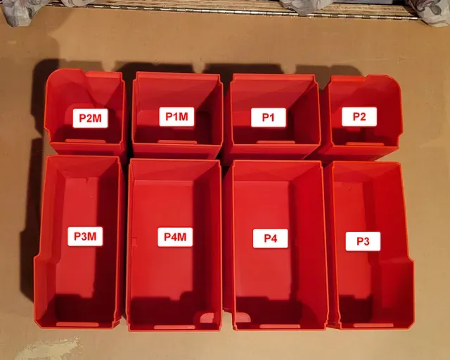 Milwaukee Packout Deep Organizer Compatible Bins - Full Height - No Dividers — Image 2 of 4