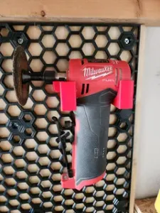 M12 Right Angle Die Grinder Honeycomb Wall Mount