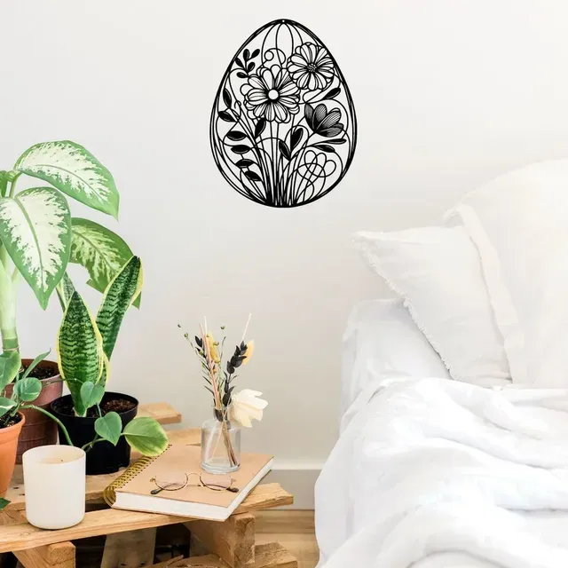 Spring flowers / Jarní květy wall or window easter decoration — Image 2 of 7