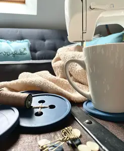 Button Coaster
