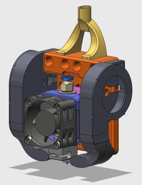 Anet A8 ShottyMount bowden carriage fast change — Image 4 of 25