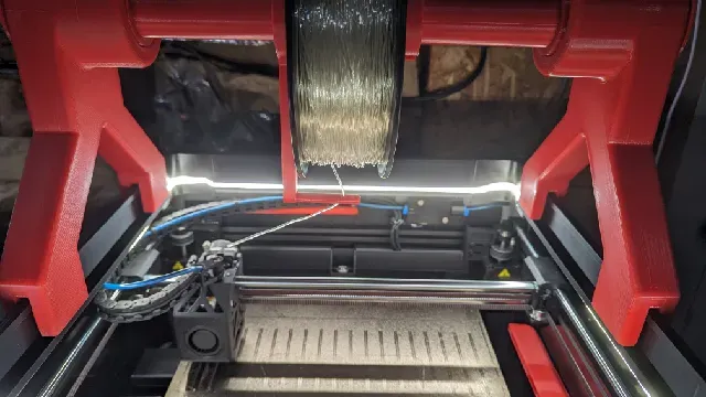 Top Spool Holder for TPU (filament guide and centering ring)