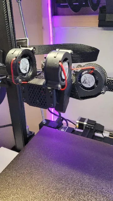 ENDER 3 S1/PRO/PLUS ZERO Offset Y SUB 34mm Offset X BL-Touch Modular Cooling Solution — Фото 11 из 13