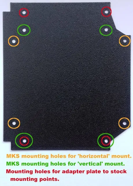 Kobra 2 Pro/Plus/Max: MKS Robin Nano v3.1 Adapter Plate For Stock Housing — Фото 2 из 4