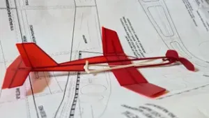 Rubber Band Powered Airplane: Sporty